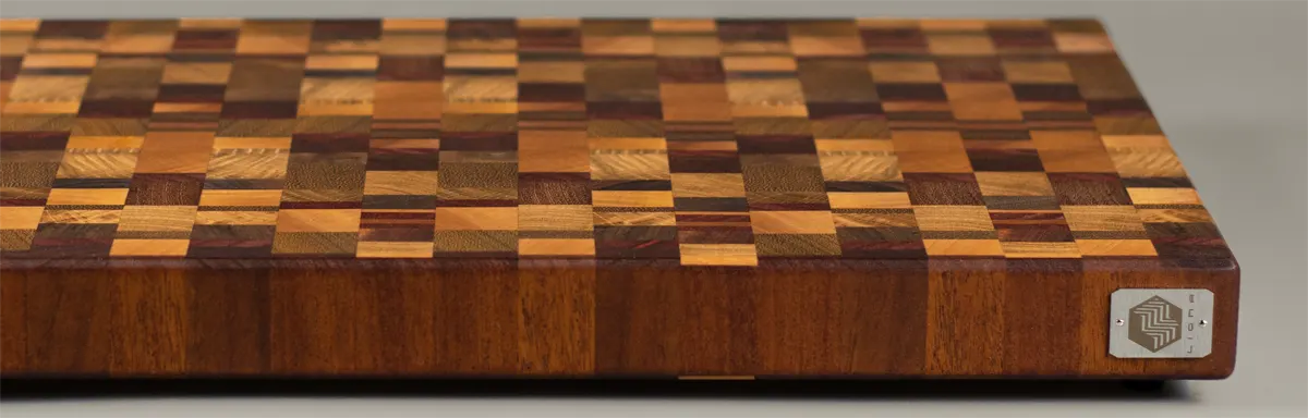 Chaotic end grain board